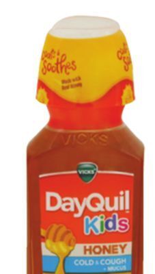 Ocean State Job Lot Dayquil kids' honey cold & cough + mucus offer