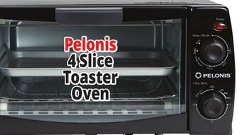 Ocean State Job Lot Pelonis 4 slice black toaster oven offer