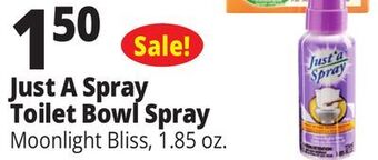 Ocean State Job Lot Just a spray toilet bowl spray offer
