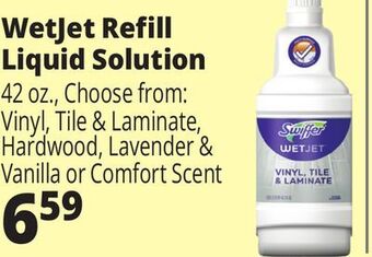 Ocean State Job Lot Swiffer wetjet multi-purpose and hardwood liquid floor cleaner solution refill, febreze lavender and vanilla, 42 oz offer