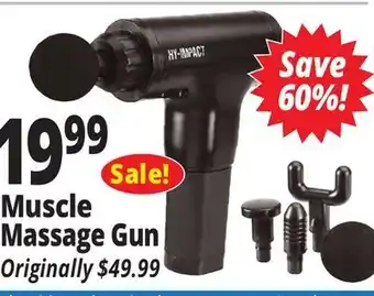 Ocean State Job Lot Hy-impact cordless muscle massager offer