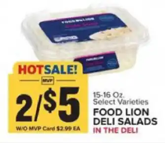 Food Lion Food Lion Deli Salads 15-16oz offer