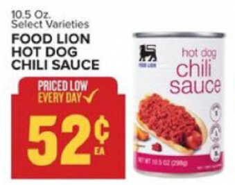 Food Lion Food Lion Hot Dog Chili Sauce 10.5 oz offer