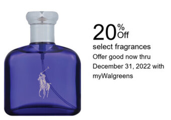 Walgreens Select Fragrances offer