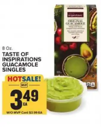 Food Lion Taste Of Inspirations Guacamole Singles 8 oz offer