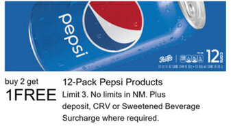 Walgreens 12 Pack Pepsi Products offer