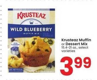 Albertsons Krusteaz muffin or dessert mix offer