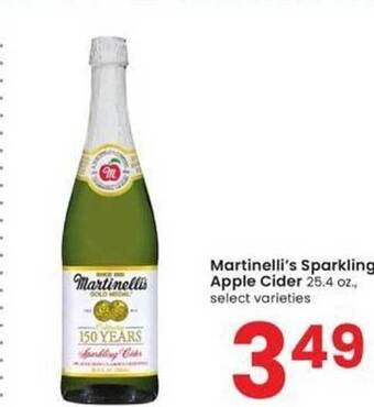 Albertsons Martinelli's sparkling apple cider offer