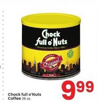 Albertsons Chock full o'nuts coffee offer