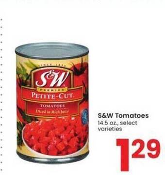 Albertsons S&w tomatoes offer