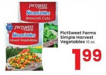 Albertsons Pictsweet farms simple harvest vegetables offer