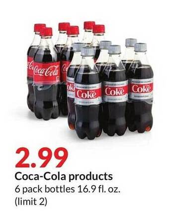 Hy-Vee Coca-cola products offer