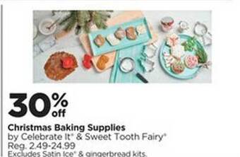 Michaels Christmas baking supplies offer