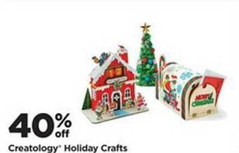 Michaels Creatology holiday crafts offer