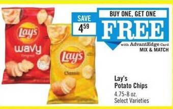 Price Chopper Lay's potato chips offer