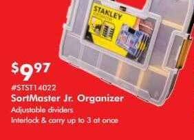 Valu Home Centers Stanley sortmaster jr. organizer offer