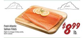 Sprouts Farmers Market Fresh atlantic salmon fillets offer