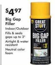 Valu Home Centers Big gap filler offer