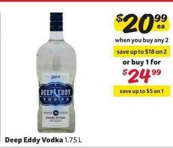 Winn Dixie Deep eddy vodka offer