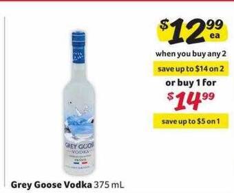 Winn Dixie Grey goose vodka offer
