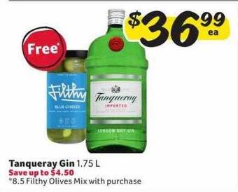 Winn Dixie Tanqueray gin offer