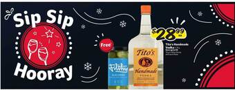 Winn Dixie Tito's handmade vodka offer
