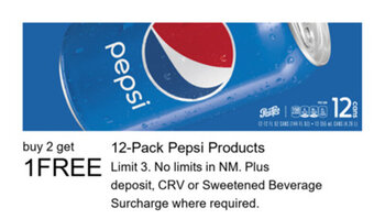 Walgreens 12 Pack Pepsi Products offer