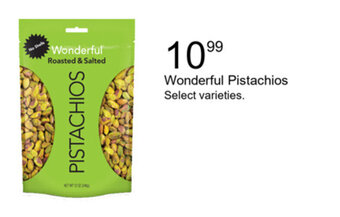 Walgreens Wonderful Pistachios offer