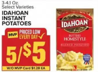 Food Lion Idahoan Instant Potatoes 3-4.1 oz offer