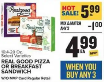 Food Lion Real Good Pizza or Breakfast Sandwich 10.4-20 oz offer