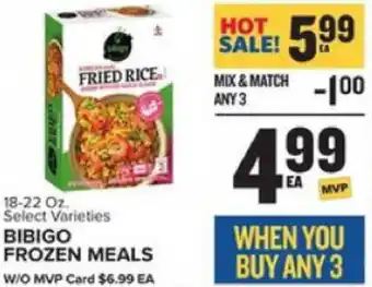 Food Lion Bibigo Frozen Meals 18-22 oz offer