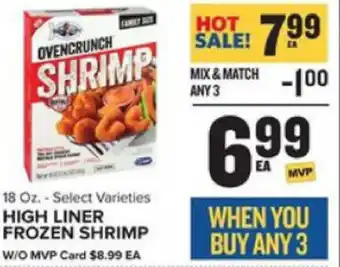 Food Lion High Liner Frozen Shrimp 18 oz offer