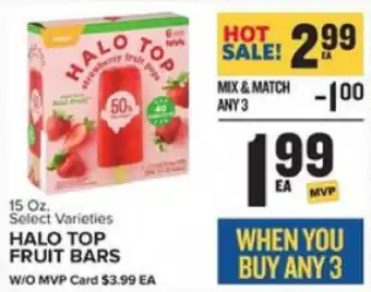Food Lion Halo Top Fruit Bars 15 oz offer