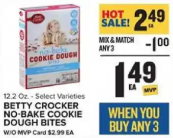 Food Lion Betty Crocker No-Bake Cookie Dough Bites 12.2 oz offer