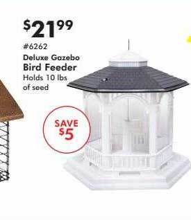 Valu Home Centers Deluxe gazebo bird feeder offer