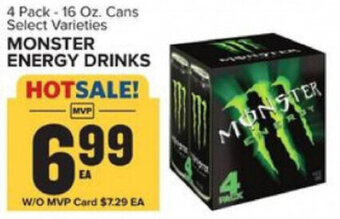 Food Lion Monster Energy Drinks 16 oz offer