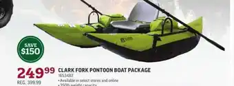 Academy Clark fork pontoon boat package offer