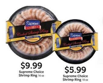 Fareway Supreme choice shrimp ring offer