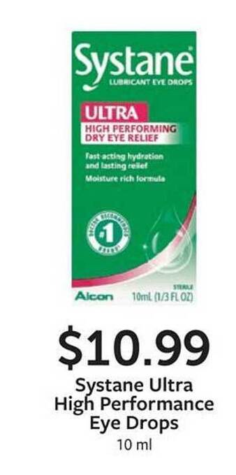 Fareway Systane ultra high performance eye drops offer