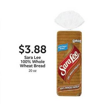 Fareway Sara lee 100% whole wheat bread offer