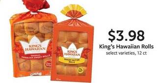 Fareway King's hawaiian rolls offer