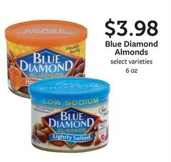 Fareway Blue diamond almonds offer