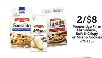 Fareway Pepperidge farm farmhouse, soft & crispy or milano cookies offer