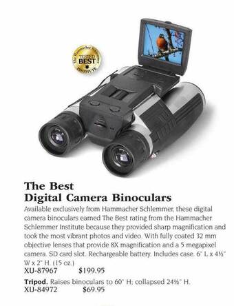 Hammacher Schlemmer The best digital camera binoculars offer