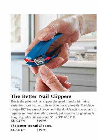 Hammacher Schlemmer The better nail clippers offer