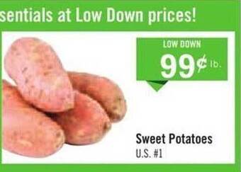 Price Chopper Sweet potatoes offer
