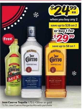 Winn Dixie Jose cuervo tequila offer