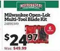 Rural King Milwaukee open-lok multi-tool blade kit offer