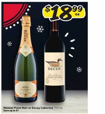 Winn Dixie Meiomi pinot noir or decoy cabernet offer