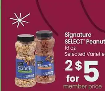 Safeway Signature select peanut offer